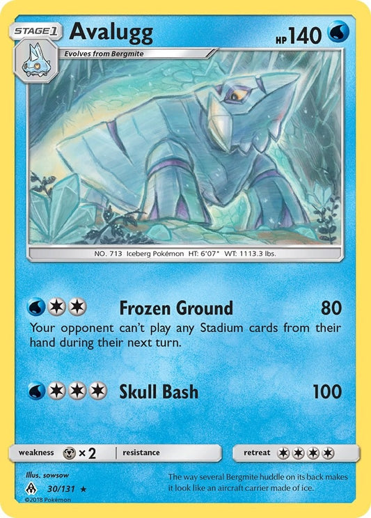 Image for Avalugg (30/131) (SM - Forbidden Light) - Pokemon