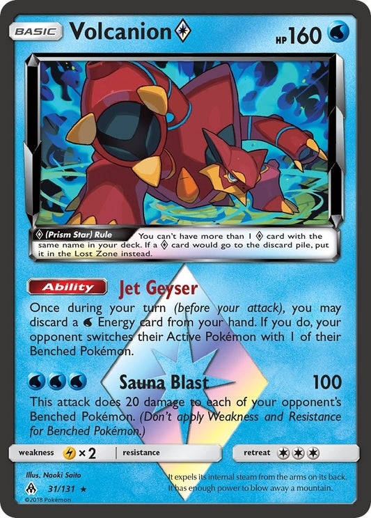 Image for Volcanion Prism Star (31/131) (SM - Forbidden Light) - Pokemon