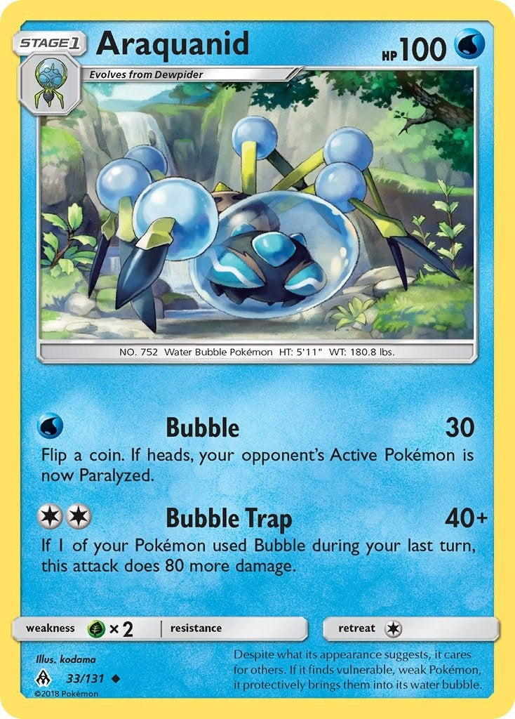 Image for Araquanid (33/131) (SM - Forbidden Light) - Pokemon