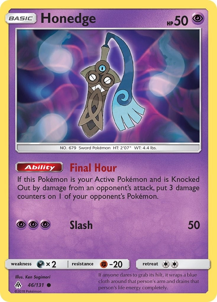 Image for Honedge (46) (46/131) (SM - Forbidden Light) - Pokemon