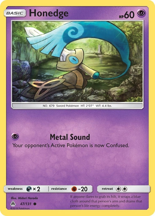 Image for Honedge (47) (47/131) (SM - Forbidden Light) - Pokemon