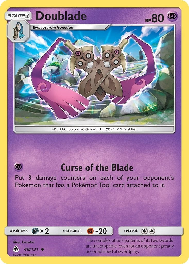 Image for Doublade (48/131) (SM - Forbidden Light) - Pokemon
