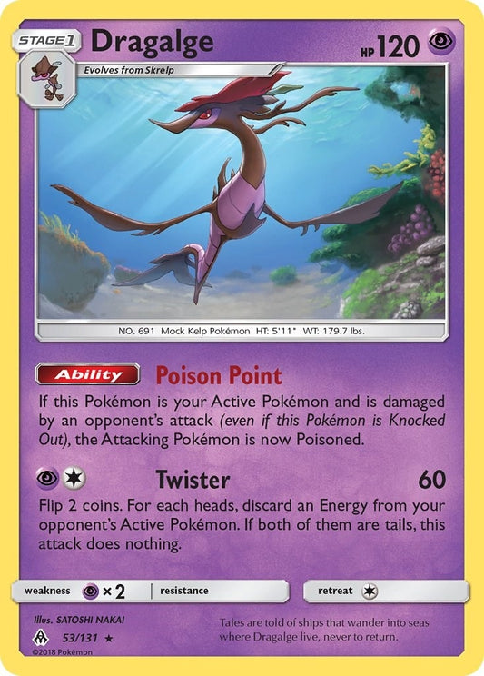 Image for Dragalge (53/131) (SM - Forbidden Light) - Pokemon