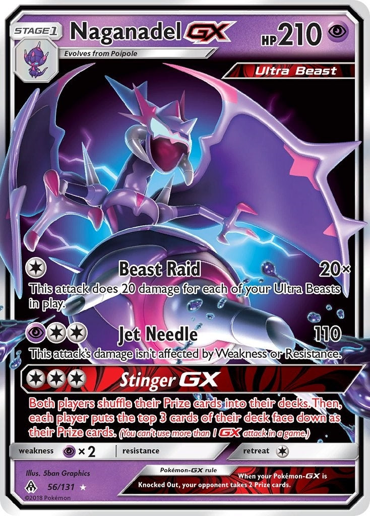 Image for Naganadel GX (56/131) (SM - Forbidden Light) - Pokemon