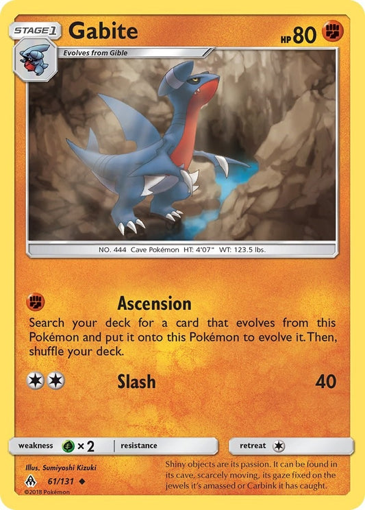 Image for Gabite (61/131) (SM - Forbidden Light) - Pokemon