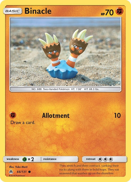 Image for Binacle (66/131) (SM - Forbidden Light) - Pokemon