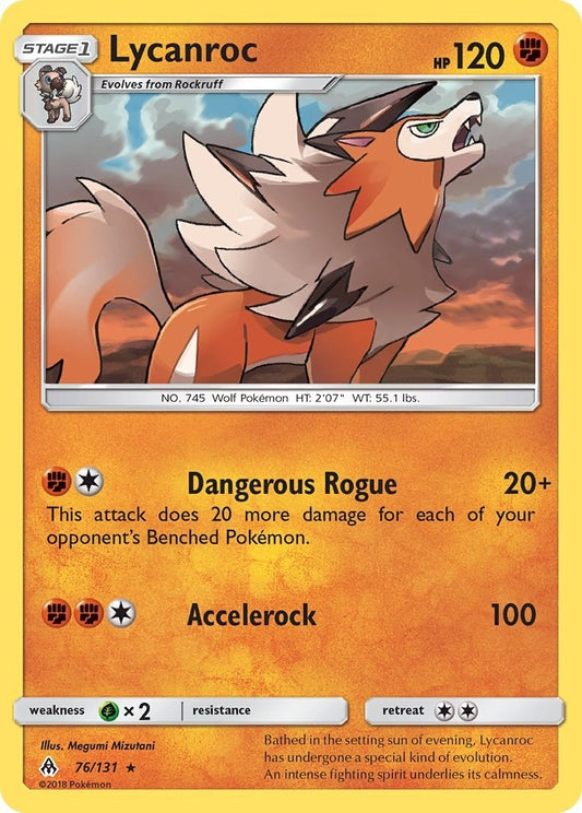 Image for Lycanroc (76/131) (SM - Forbidden Light) - Pokemon
