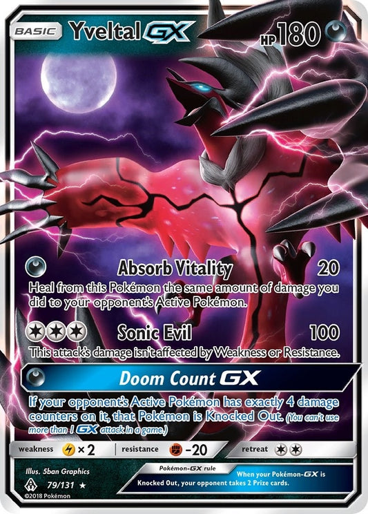 Image for Yveltal GX (79/131) (SM - Forbidden Light) - Pokemon
