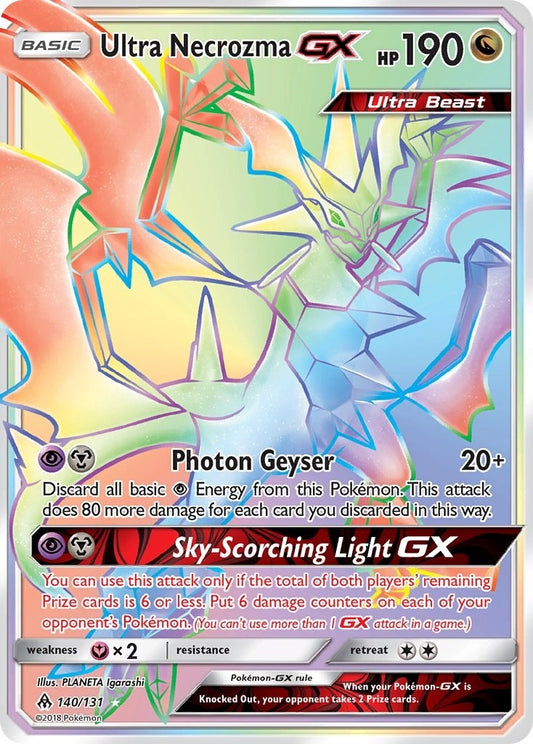 Image for Ultra Necrozma GX (Secret) (140/131) (SM - Forbidden Light) - Pokemon