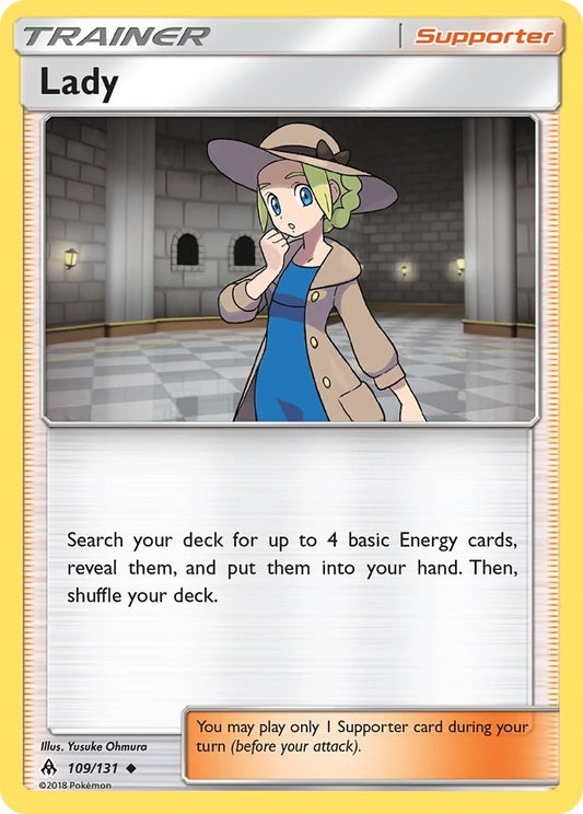 Image for Lady (109/131) (SM - Forbidden Light) - Pokemon
