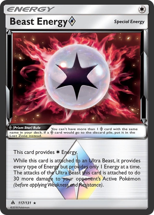 Image for Beast Energy Prism Star (117/131) (SM - Forbidden Light) - Pokemon