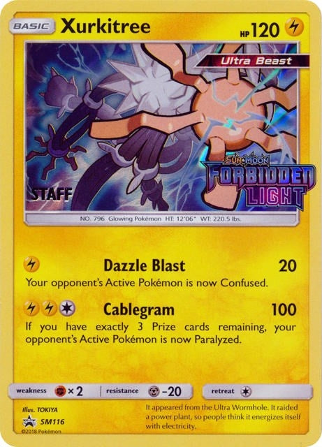 Image for Xurkitree - SM116 (Prerelease) [Staff] (SM116) (SM Promos) - Pokemon