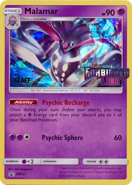 Image for Malamar - SM117 (Prerelease) [Staff] (SM117) (SM Promos) - Pokemon