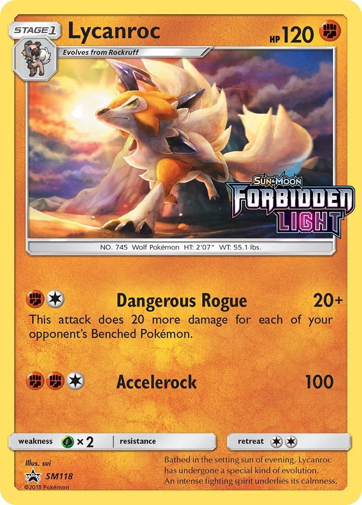 Image for Lycanroc - SM118 (Prerelease) (SM118) (SM Promos) - Pokemon