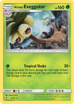 Image for Alolan Exeggutor - 2/131 (SM Forbidden Light) (002/131) (Deck Exclusives) - Pokemon