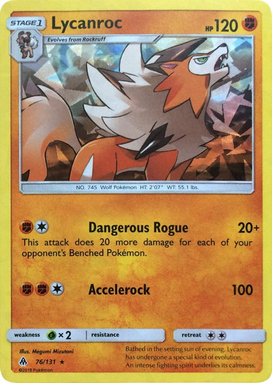 Image for Lycanroc - 76/131 (SM Forbidden Light) (076/131) (Deck Exclusives) - Pokemon