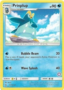 Image for Prinplup (13) (33/156) (SM Trainer Kit: Alolan Sandslash & Alolan Ninetales) - Pokemon