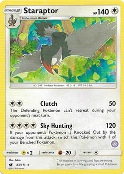 Image for Staraptor (22) (83/111) (SM Trainer Kit: Alolan Sandslash & Alolan Ninetales) - Pokemon