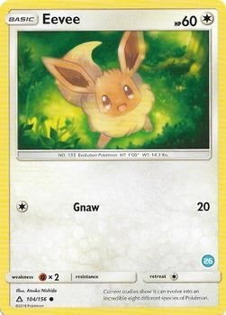 Image for Eevee (26) (104/156) (SM Trainer Kit: Alolan Sandslash & Alolan Ninetales) - Pokemon