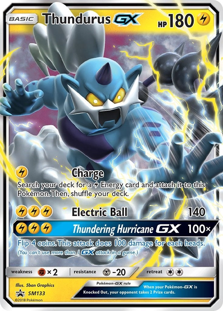 Image for Thundurus GX - SM133 (SM133) (SM Promos) - Pokemon