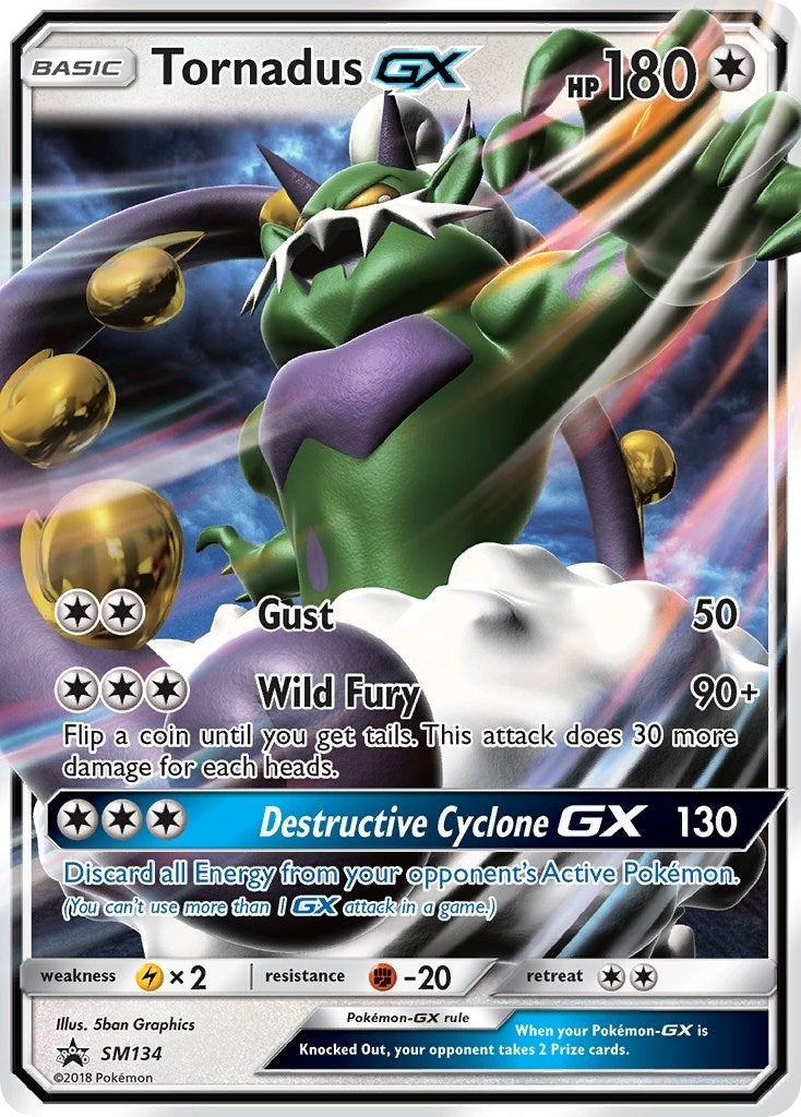 Image for Tornadus GX - SM134 (SM134) (SM Promos) - Pokemon