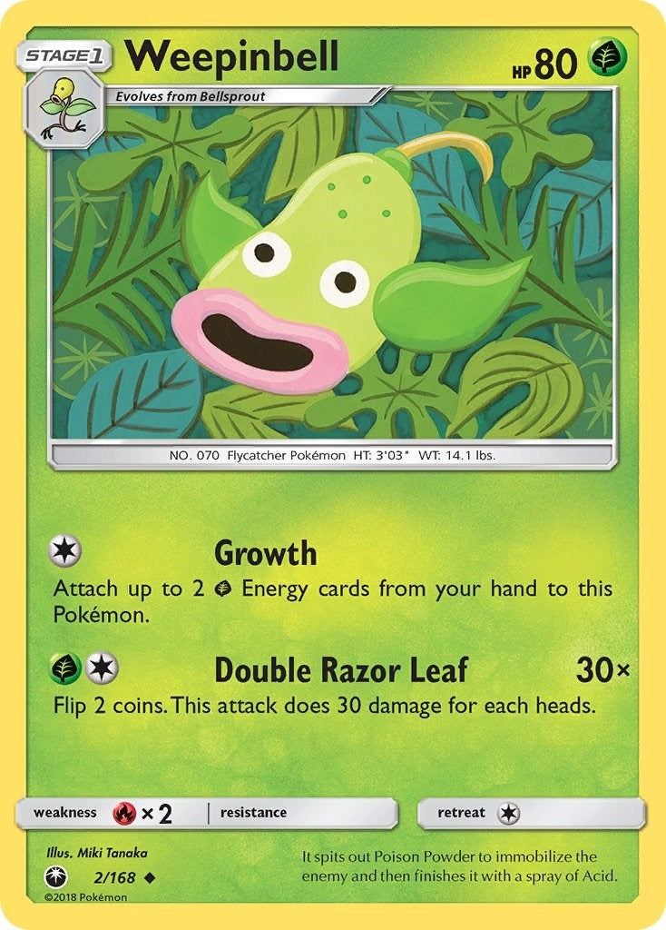 Image for Weepinbell (2/168) (SM - Celestial Storm) - Pokemon