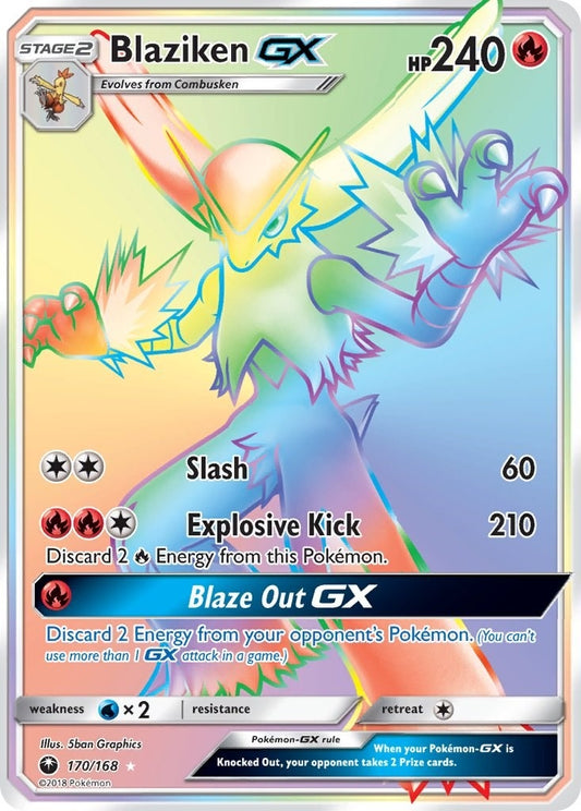 Image for Blaziken GX (Secret) (170/168) (SM - Celestial Storm) - Pokemon