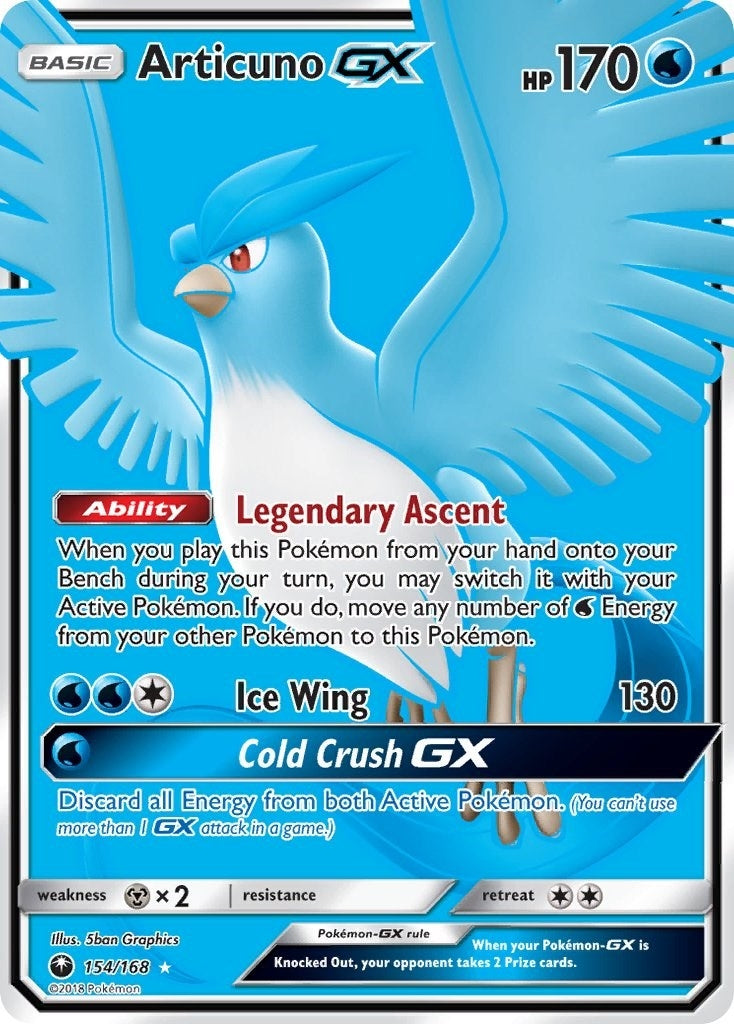 Image for Articuno GX (Full Art) (154/168) (SM - Celestial Storm) - Pokemon