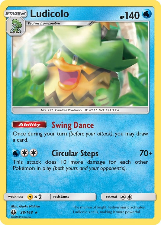 Image for Ludicolo (38/168) (SM - Celestial Storm) - Pokemon