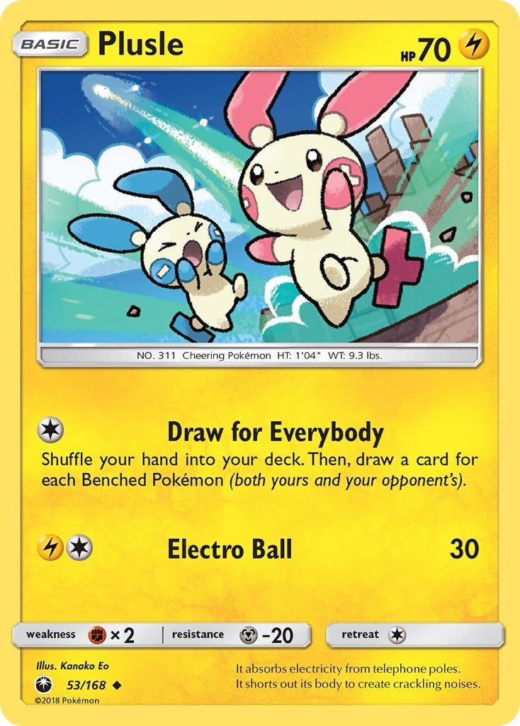 Image for Plusle (53/168) (SM - Celestial Storm) - Pokemon