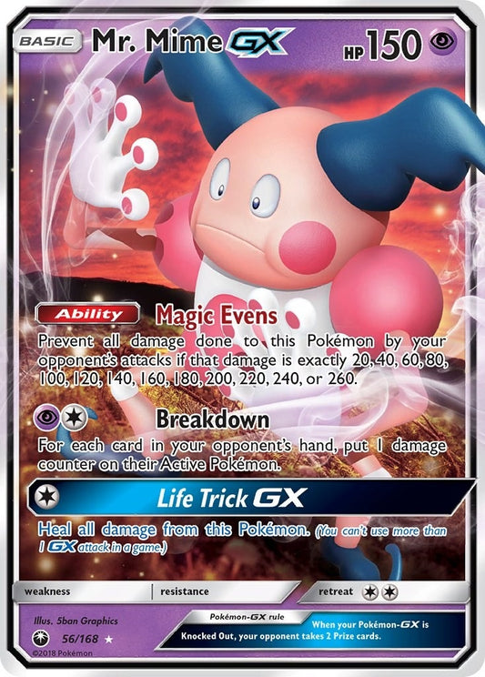 Image for Mr. Mime GX (56/168) (SM - Celestial Storm) - Pokemon