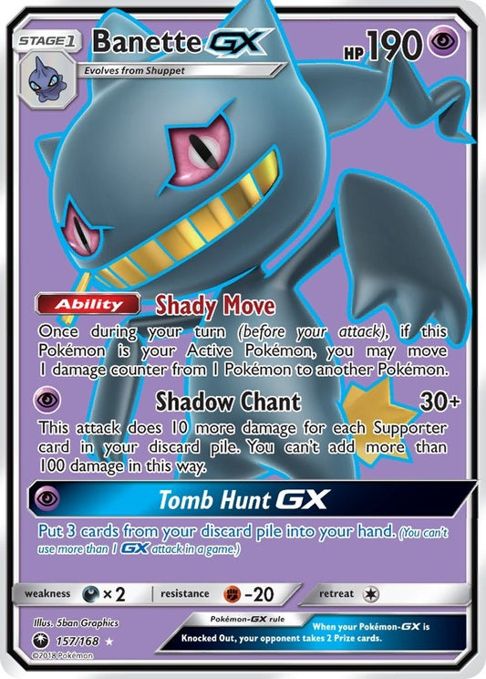 Image for Banette GX (Full Art) (157/168) (SM - Celestial Storm) - Pokemon