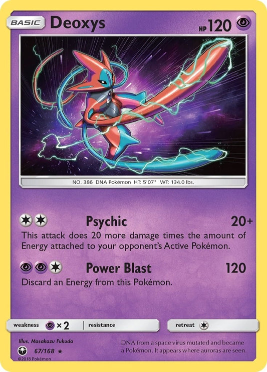 Image for Deoxys (67) (67/168) (SM - Celestial Storm) - Pokemon