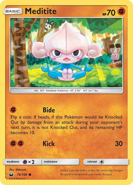 Image for Meditite (76/168) (SM - Celestial Storm) - Pokemon