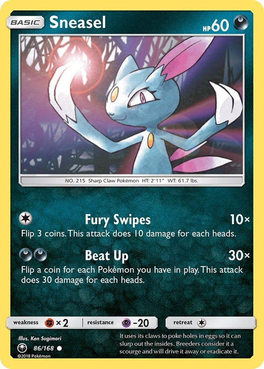 Image for Sneasel (86/168) (SM - Celestial Storm) - Pokemon