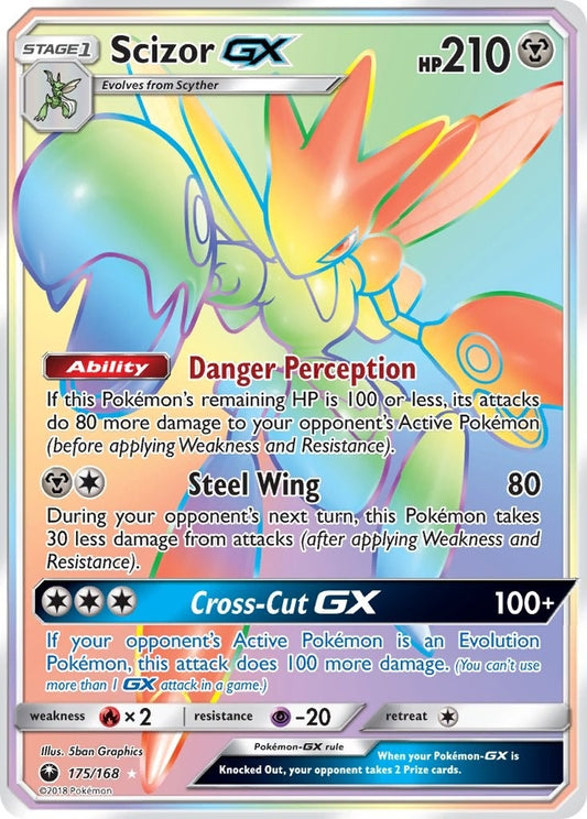 Image for Scizor GX (Secret) (175/168) (SM - Celestial Storm) - Pokemon