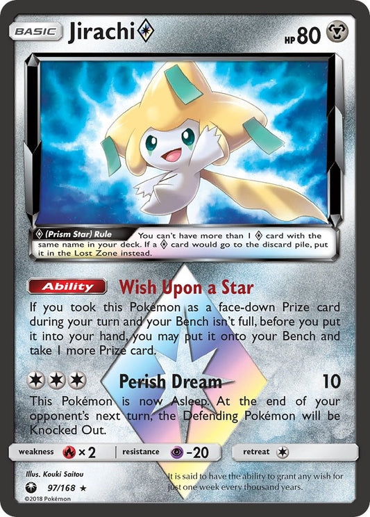 Image for Jirachi Prism Star (97/168) (SM - Celestial Storm) - Pokemon