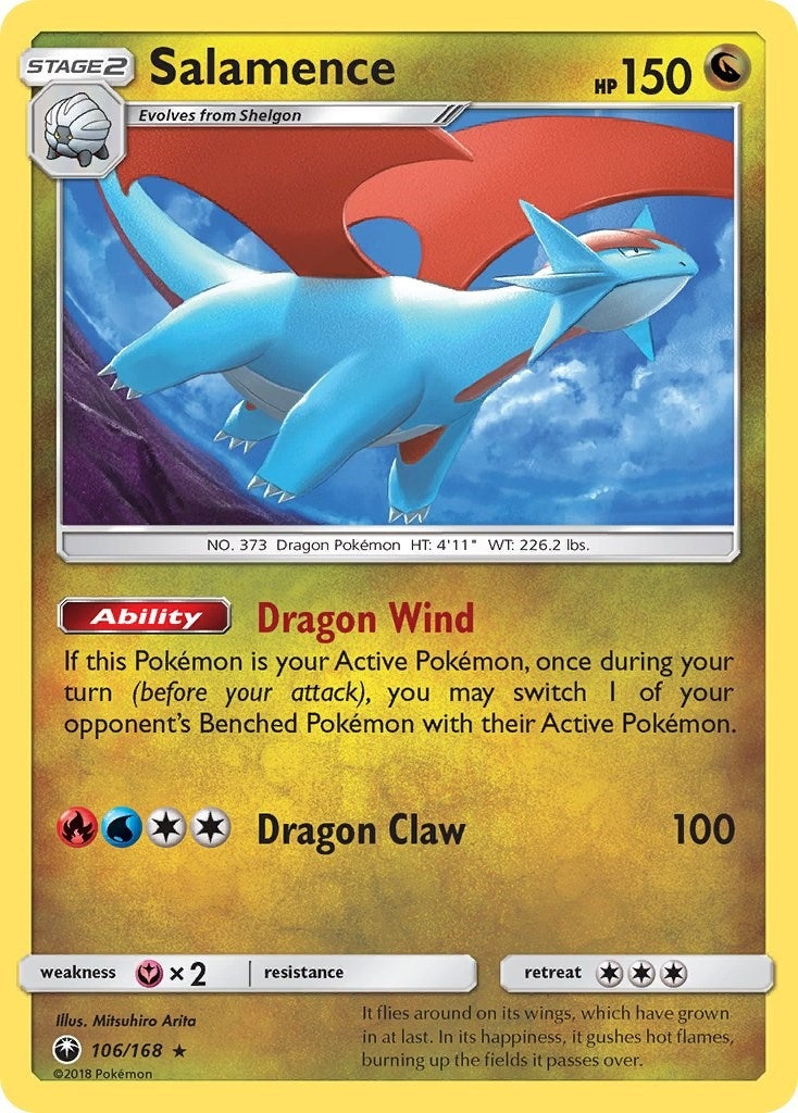 Image for Salamence (106/168) (SM - Celestial Storm) - Pokemon