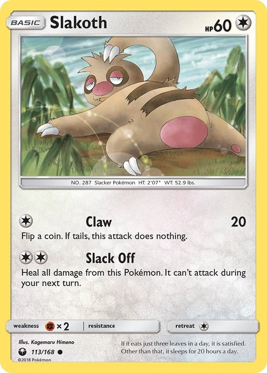 Image for Slakoth (113/168) (SM - Celestial Storm) - Pokemon
