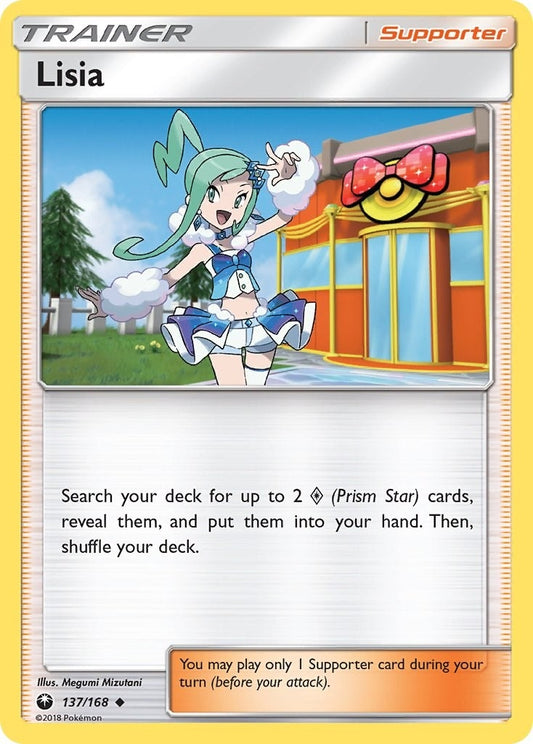 Image for Lisia (137/168) (SM - Celestial Storm) - Pokemon
