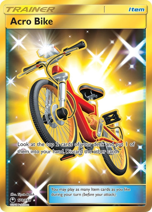 Image for Acro Bike (Secret) (178/168) (SM - Celestial Storm) - Pokemon