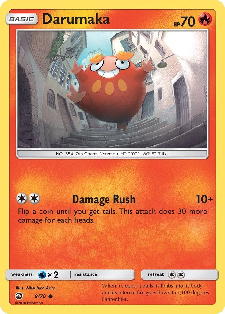 Image for Darumaka (8/70) (Dragon Majesty) - Pokemon