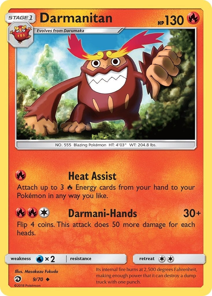 Image for Darmanitan (9/70) (Dragon Majesty) - Pokemon