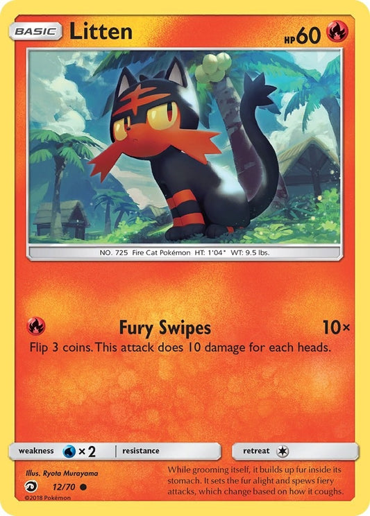Image for Litten (12/70) (Dragon Majesty) - Pokemon