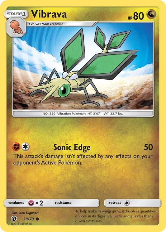 Image for Vibrava (38/70) (Dragon Majesty) - Pokemon