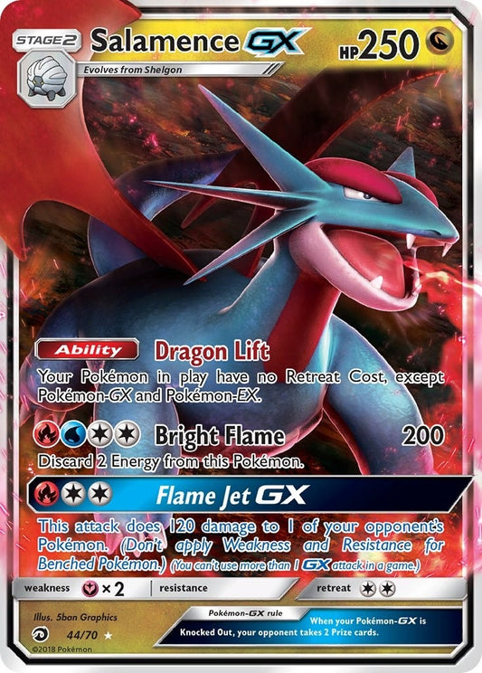 Image for Salamence GX (44/70) (Dragon Majesty) - Pokemon
