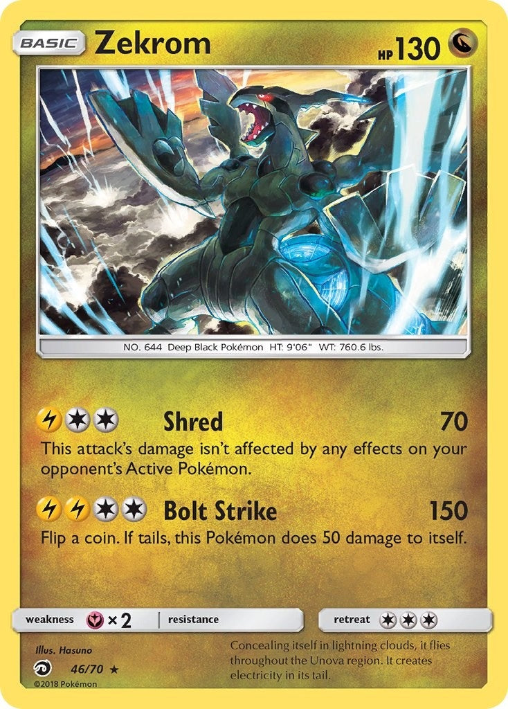 Image for Zekrom (46/70) (Dragon Majesty) - Pokemon