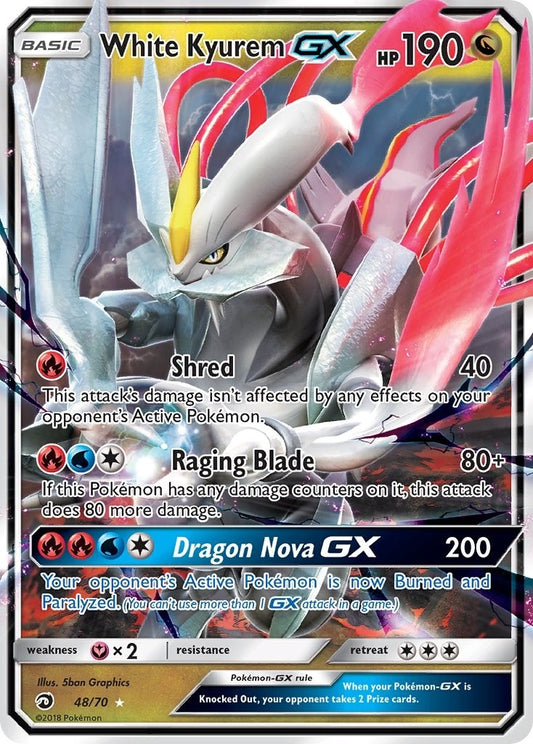 Image for White Kyurem GX (48/70) (Dragon Majesty) - Pokemon