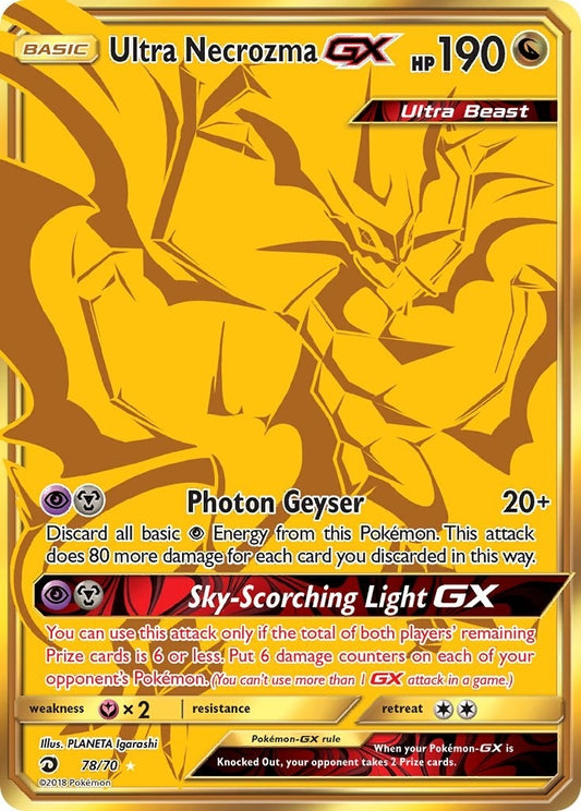 Image for Ultra Necrozma GX (Secret) (78/70) (Dragon Majesty) - Pokemon