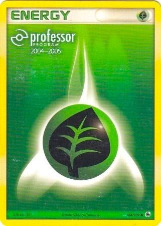 Image for Grass Energy (2004-2005) (104/109) (Professor Program Promos) - Pokemon